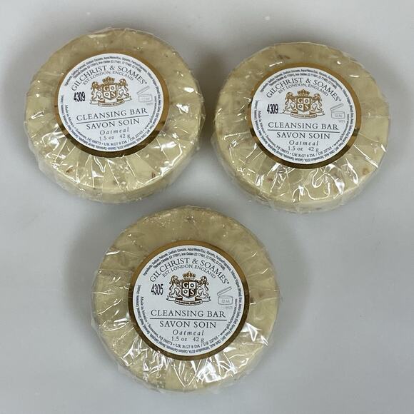 Gilchrist & Soames Travel Sz Cleansing Bars Lotion Shampoo Conditioner Lot of 7 - Picture 2 of 9